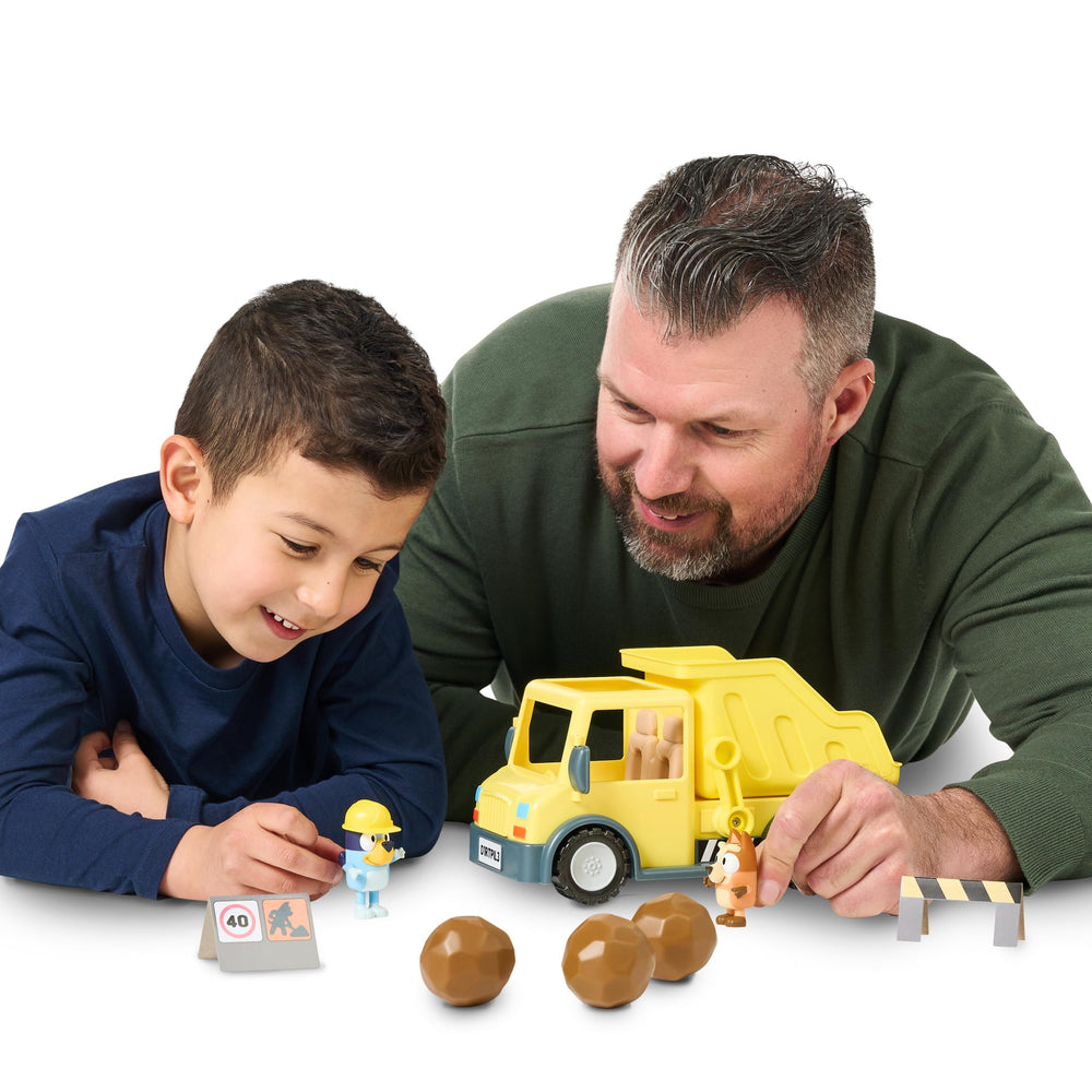 Bluey durable, easy-to-handle toddler truck for ages 3+.