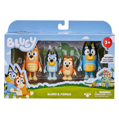 Bluey figures durable materials withstand enthusiastic play and handling.