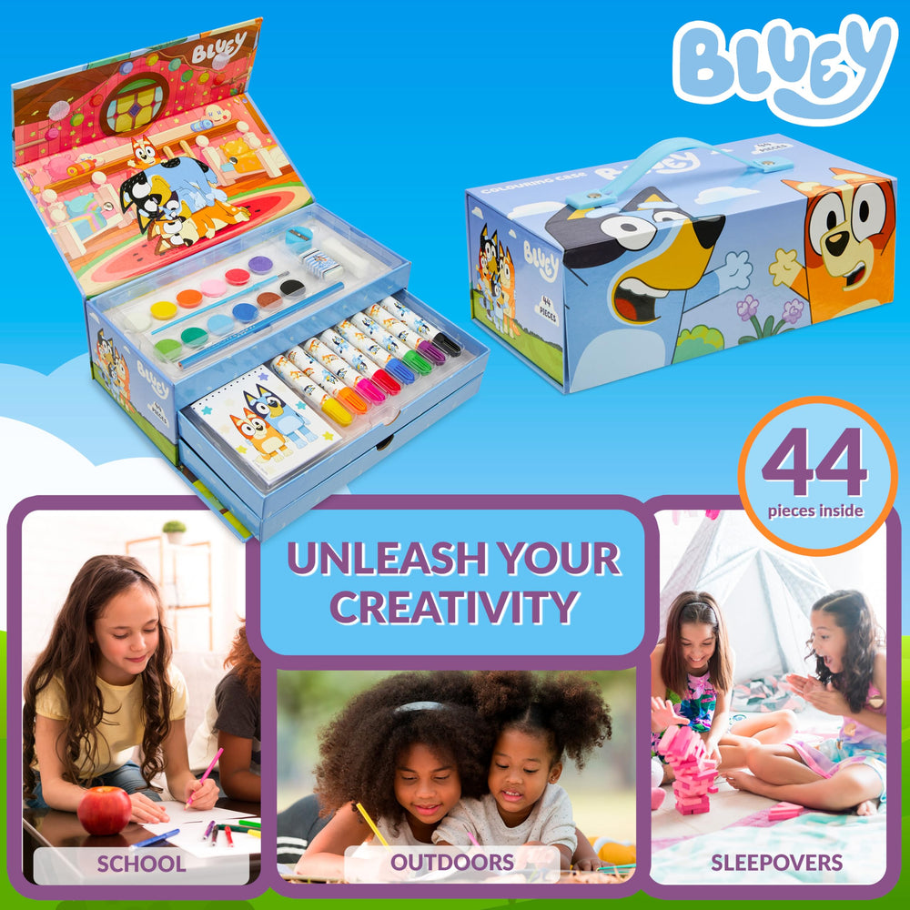 Bluey pencil sharpener keeps pencils sharp during art sessions