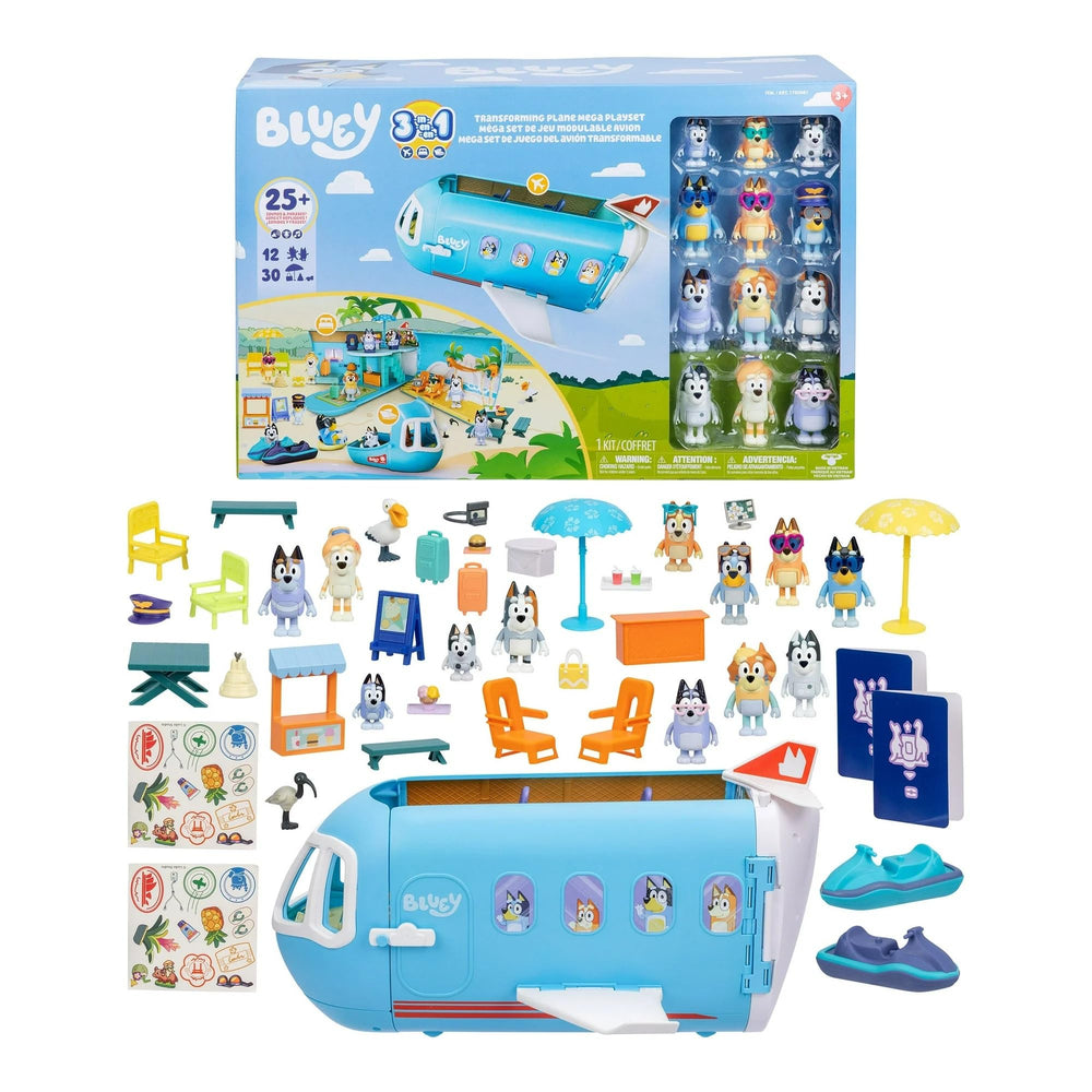 Bright Bluey resort-house playset scene ready for family vacation imagination.