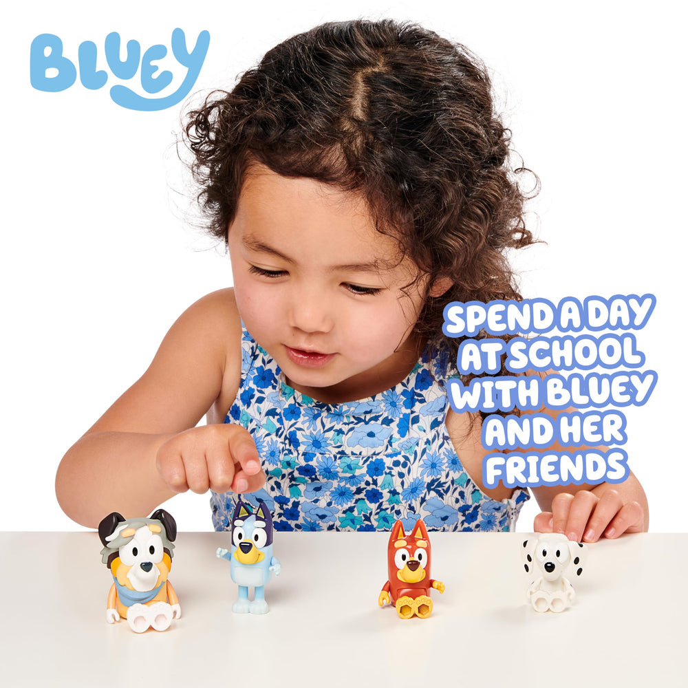 Bluey school pack Chloe figure ideal for cooperative roleplay.