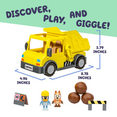 Sticker sheet to personalize the Bluey truck and figures.