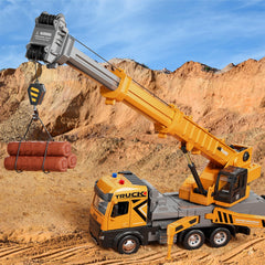 BLUEYAK crane truck 1:40 scale for durable pretend construction play.