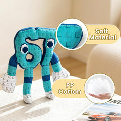 Bluezy Brainrot 67 plush 10-inch size, hug-ready and portable.