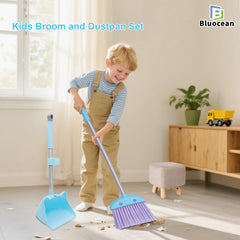 Bluocean safe corner broom helps reach tight spots.