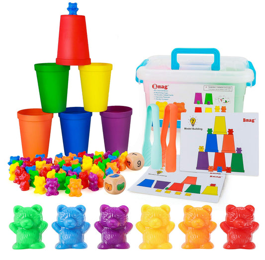 Bmag Counting Bears 60 bears for color recognition and counting practice.