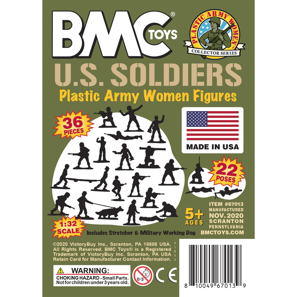 BMC Army Women figure 1-32 scale for authentic dioramas.