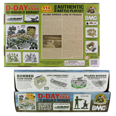 Atlantic wall accessories show fortification details for authentic display setups.