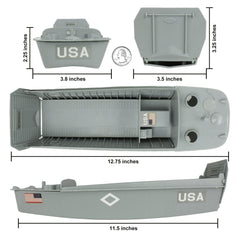 Working ramp feature on the Higgins Boat for interactive display.