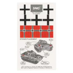 BMC Toys King Tiger tank scale 1-32 for accurate 54mm figure integration.