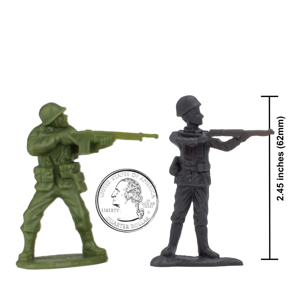 BMC Toys sandbag stacks for protective fortifications in playsets.