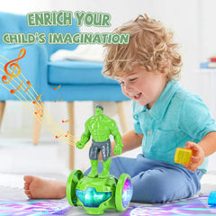 BMESSE robot car rides smoothly on the floor for active fun.