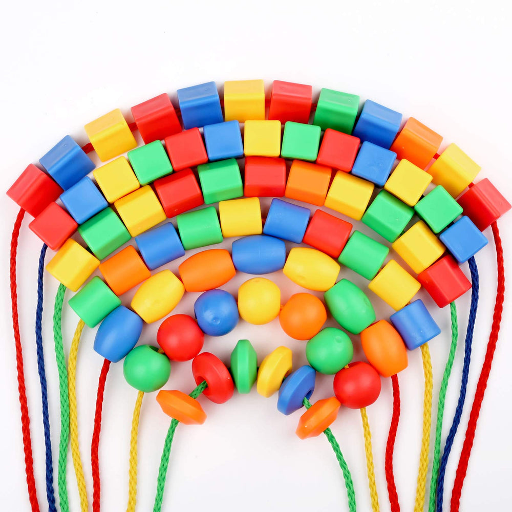 BMTOYS lacing beads: creativity and pattern-making to boost fine motor skills.