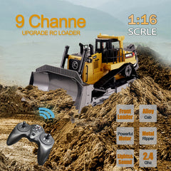 bnam bulldozer side profile highlights robust construction for long lasting fun