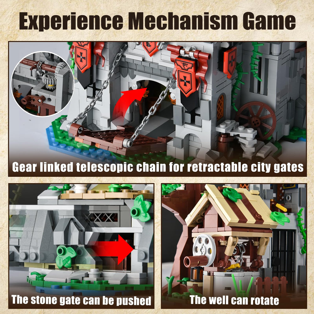 BNG Adults and teens unwind building a detailed fortress with friends