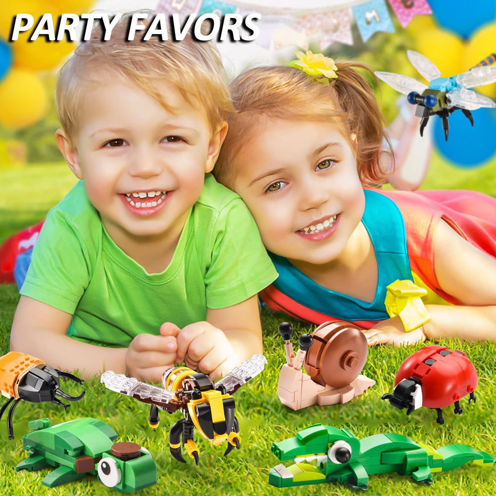 BNG Insects Collection chameleon figure blends reptile detail with creative building.