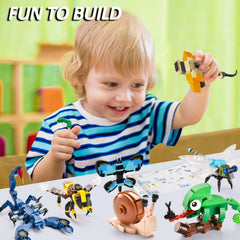 BNG Insects Collection snail figure supports slow-paced, tactile assembly sessions.