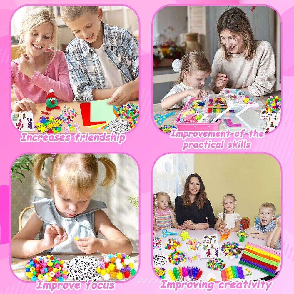 BNUZEIYI crafts kit shown with kids decorating a room or project.