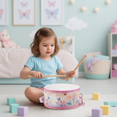 Boao pink strap with butterfly design enhances imaginative play