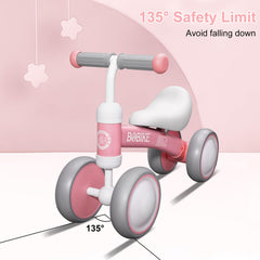 Bobike balance bike 135-degree steering reduces side falls during rides