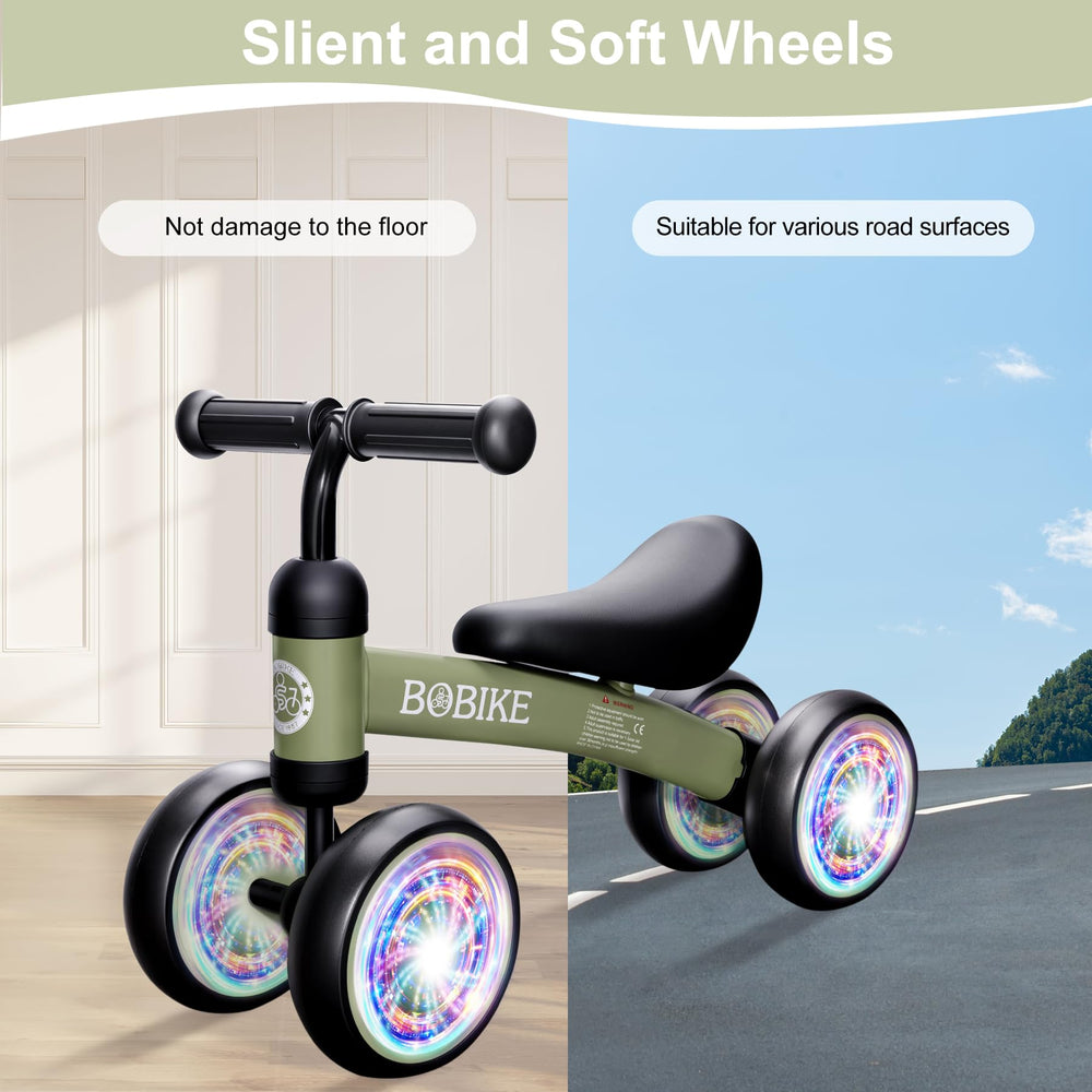 Bobike 135-degree steering limit supports stable beginner steering.