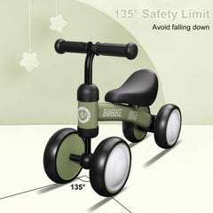 Bobike closed non-slip wheels protect tiny feet during playtime.