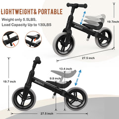 Bobike Toddler Balance Bike enclosed-wheels photo emphasizing safety-focused design