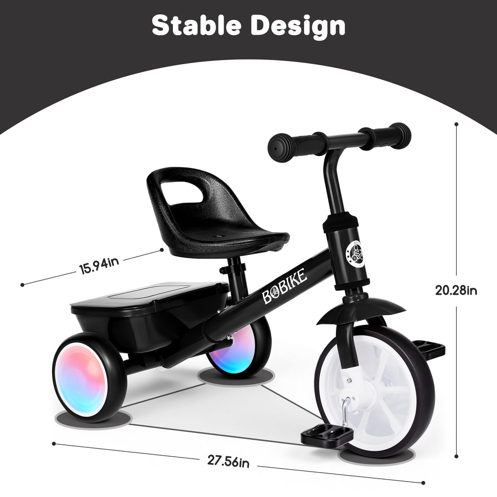 Bobike removable footrests for easy transition from balance bike