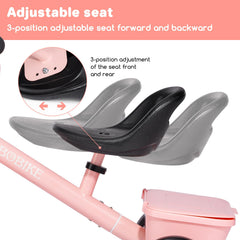 Bobike tricycle stable triangle frame ensures secure balance on various surfaces.