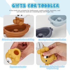 BOBOBELL easy-to-clean design helps keep bath time tidy and simple.