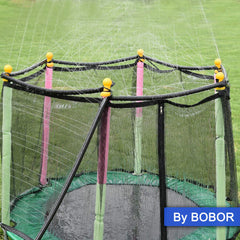 Bobor sprinkler system disassembles easily for storage and reuse.