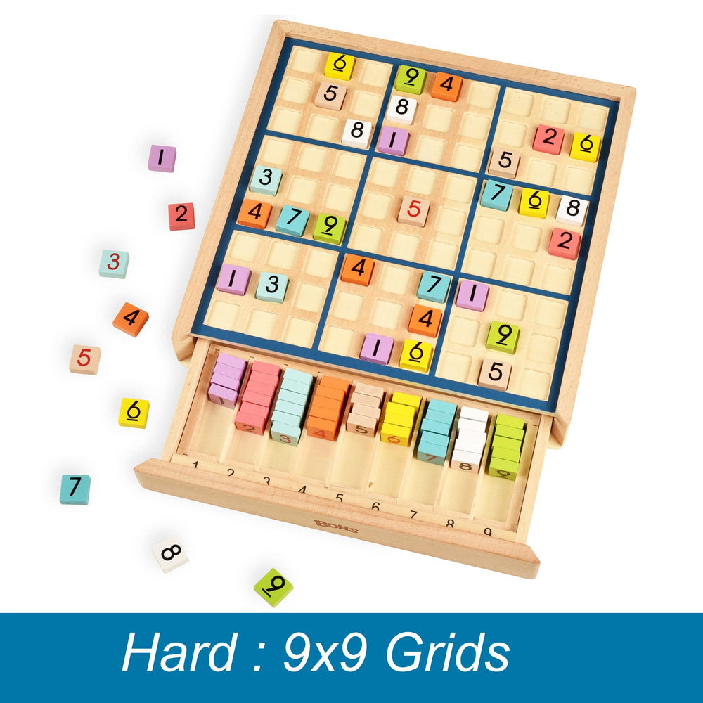 BOHS double-sided tiles allow quick trial and error without erasing.