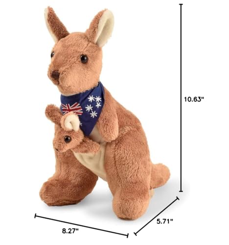 BOHS plush kangaroo as a bedtime story companion for cozy evenings.