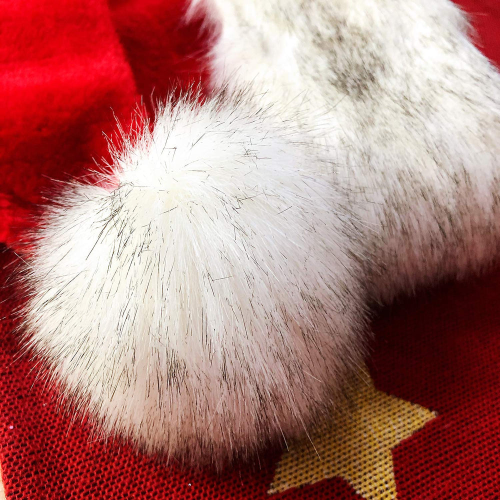 Boieo Deluxe Santa Hat white plush trim for a classic festive look.