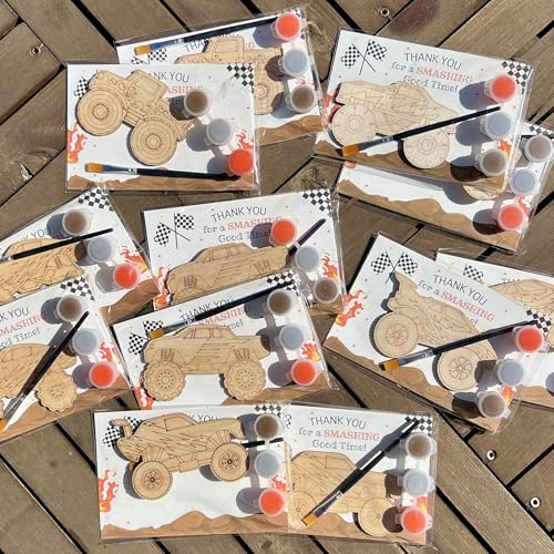 BOIKOKY fridge-ready truck magnets for memorable party keepsakes.