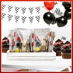 BOIKOKY clear gift bags keep finished cars neat and gift-ready.
