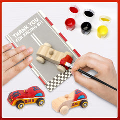 BOIKOKY red, black, yellow paint pots ready for vibrant car customization.