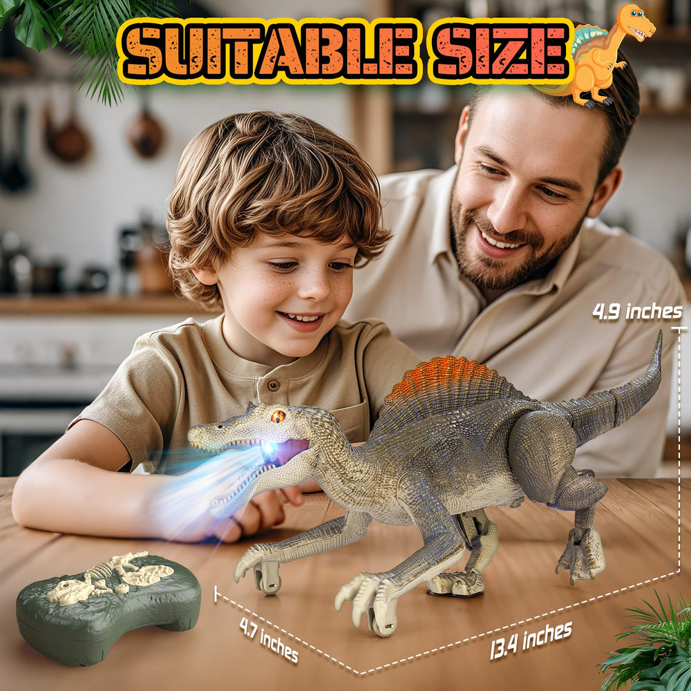 Rechargeable battery in Bokigibi dinosaur enables longer play sessions