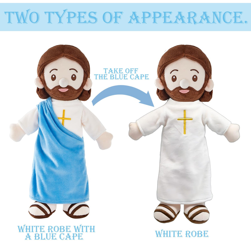 BOKUFLY Jesus plush doll vacuum-packed; restore fluff with sunlight