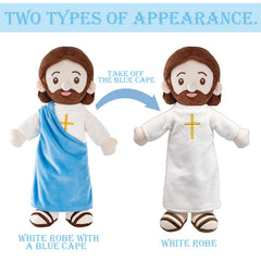 BOKUFLY Jesus plush doll vacuum-packed; restore fluff with sunlight
