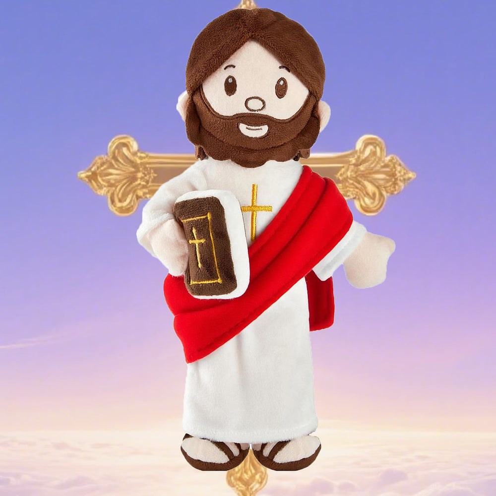 BOKUFLY Jesus plush doll suited for prayer time and home decor