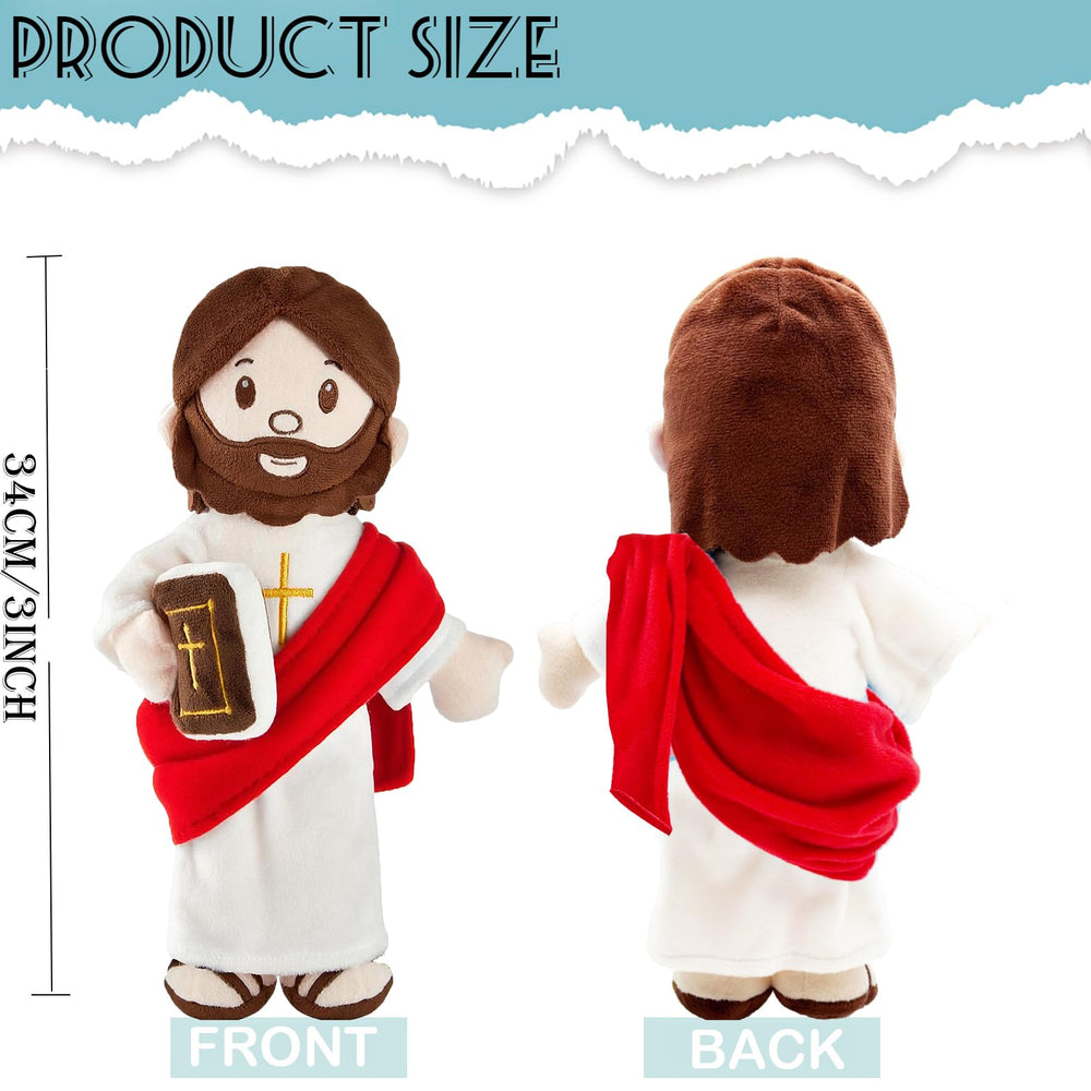 BOKUFLY Jesus plush doll soles embroidery carries heartwarming message