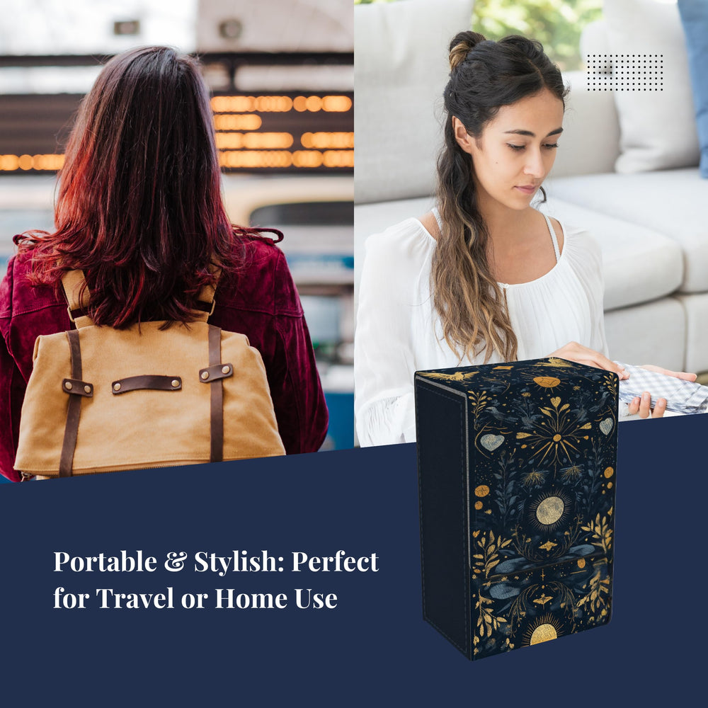 Boltquan travel-friendly case supports on-the-go tarot readings.