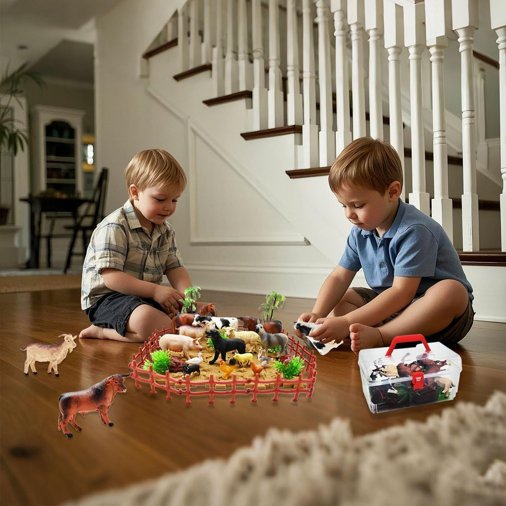 BOLZRA large animal figures (4-5 inches) designed for durable, interactive storytelling.