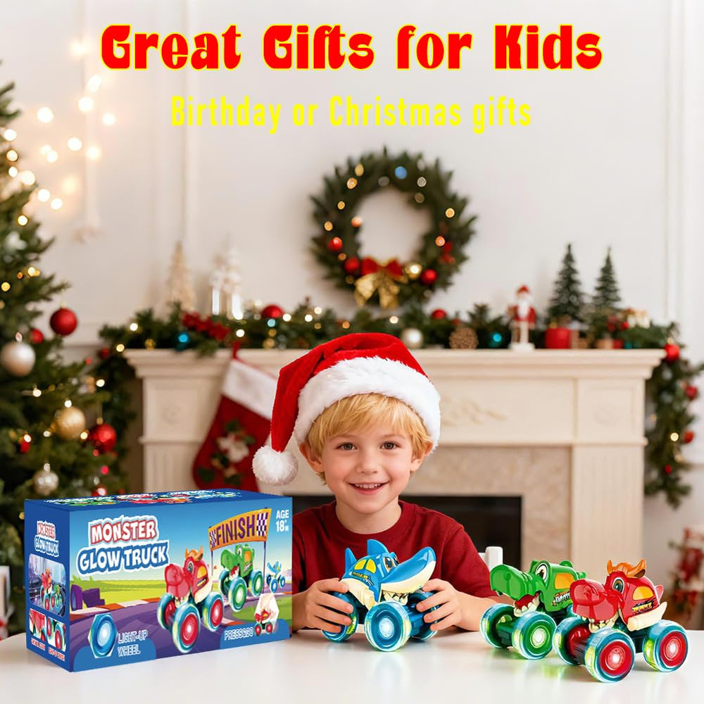 Bolzra gift-box monster truck set, ideal for birthdays