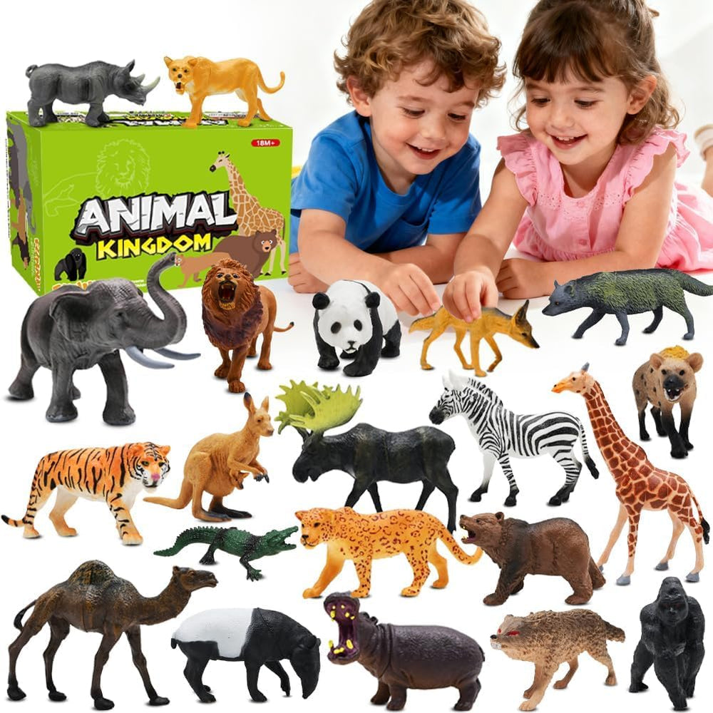 BOLZRA tiger figure for imaginative play and animal recognition.