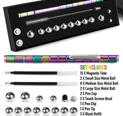 Boncty magnetic pen alloy and gold surface for durability