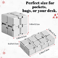 Bonison Infinity Cube with carrying case for easy travel and desk use.