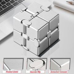 Premium aluminum alloy Infinity Cube delivering balanced feel and durability.