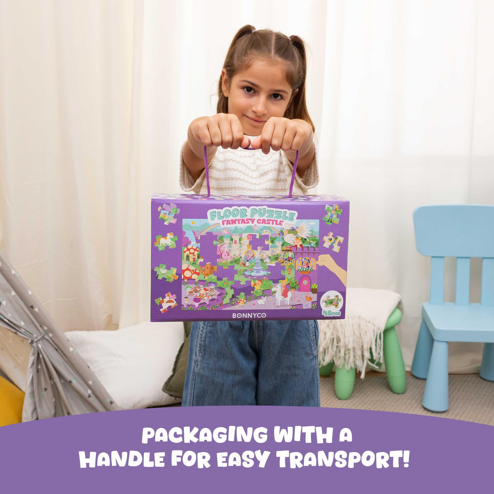 Bonnyco dragons illustration adds dynamic challenge to a kid-friendly puzzle session.